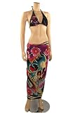 Ed Hardy - Ed Hardy Big Ghost Black Silk Scarf