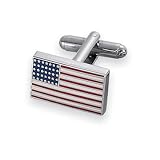 American Flag Enamel Cufflinks