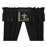 Sports Coverage NFLSaintsDV New Orleans Saints Drapes and Valance