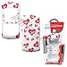 PREMIUM SNAP-ON COVER CASE PROTECTOR for RIM BLACKBERRY 8100 PEARL (Choose from Blue, Zebra, Carbon Fiber, Hot Pink, Pink, Rosewood, Red Hearts, Pink Hearts, Clear)  RETAIL PACKAGING