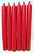 Candles – Set of 6 Red Bistro Style Dinner Candles