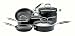 KitchenAid Gourmet Influence Hard Base 10-Piece Cookware Set, Black