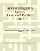 Book Webster's English to Spanish Crossword Puzzles: Level 4