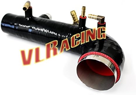 VLRACING Silicone Induction Hose for Subaru WRX/WRX STI Black Color New