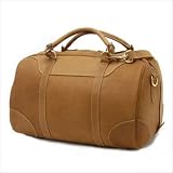 Small Leather Hippo Duffel Bag Color: Stout