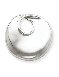 Genuine .925 Sterling Silver Circle Slide. 100% Satisfaction Guaranteed.