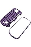 Samsung Intercept Moment 2 M910 Cell Phone Purple/Black Zebra Protective Ca ....