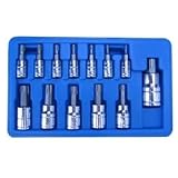 Professional-Grade 13-Piece Torx Bit T-Socket Set