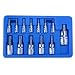 Professional-Grade 13-Piece Torx Bit T-Socket Set