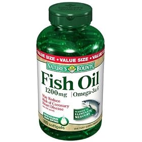 Click here to buy Nature's Bounty Omega-3, Omega-6 Fish Oil 1200mg 180 softgels by Nature's Bounty.