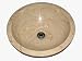 Desert Gold marble bathroom sink Drop-In with Flat Rim