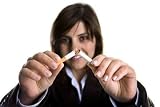 Young Woman Breaking Cigar - Anti-tobaco Concept - 24