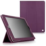 CaseCrown Bold Trifold Case (Purple) for the new iPad / iPad 2 (Built-in magnet for sleep / wake feature)