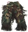 Sniper Ghillie Pants Woodland Large Outdoors Camo-Ghillie