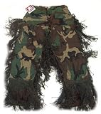GhillieSuits Sniper Ghillie Pants Woodland XL
