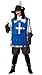 Costume Culture Men's Musketeer Costume, Blue, Standard