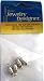 10mm Brass Barrel Clasp, Silver