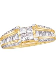 1.00CTW DIAMOND INVISIBLE RING