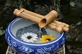 Bamboo Fountain 3 Arm w/Pump Kit Large