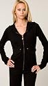 Twisted Heart Black Studded Hoodie