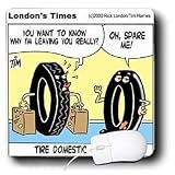 Londons Times Funny Medicine Cartoons - Tire Domestic Quarrels - Mouse Pads
