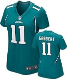 Blaine Gabbert Women's Jersey: Home Teal Game Replica #11 Nike Jacksonville Jaguars Women's Jersey