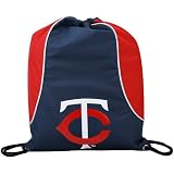 Minnesota Twins Navy Blue-Red Axis Drawstring Backpack