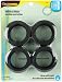 Curtain Grommets 8/Pkg-Matte Black