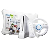 Nintendo Wii Console - White - and Wii Fit Plus with Balance Board Bundle ( ....