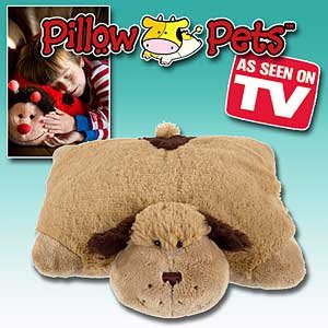 417zr G1kIL Pillow Pets Puppy Decorative Pillow – Brown