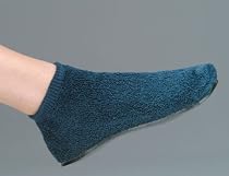 &ETH; DeRoyal Hospital Grade Foot Slippers, High Top * Full Sole, Hi Top, Red, Medium * 10 Per BX PatientCare TM Brand M3071-M