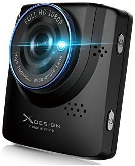XGE X1 HD Dash Cam 170 Wide Angle Car DVR Dashboard/Windshield Camera with Superior Night Vision, Parking Monitor, Full HD 1080P with G-Sensor for Auto-Recording, 2.4" Screen