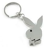 Newly Licensed Playboy Chunky Bunny Keychain Key Ring