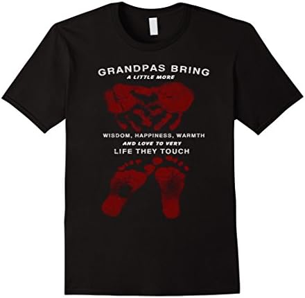 Men's Grandpa shirts - Grandpas bring a little more.... Large Black