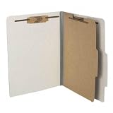 (Price/BX)Classification Folders, 2 Exp,Letter,1 Partition, Mist Gray