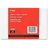 Mead Plain Index Cards, 4 X 6 Inches (63006)