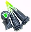 PLUG PACK WITH NEON GREEN POT LEAF TPPGLFBG6- 6G