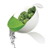 Art and Cook 2.1-Quart Small Soak and Strain Washing Bowl, Green