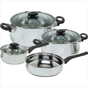 Magefesa Deliss Stainless 7pc Cookware Set