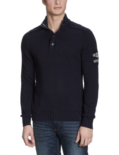 Camel Active Herren Pullover Regular Fit 194073, Gr. 44 (XL), Blau (18 navy) Preisvergleich
