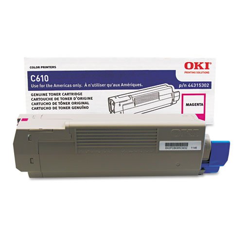 Okidata 44315302 C610 Series Magenta Toner Cart