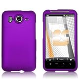 Grape Rubberized Protector Case for HTC Inspire 4G