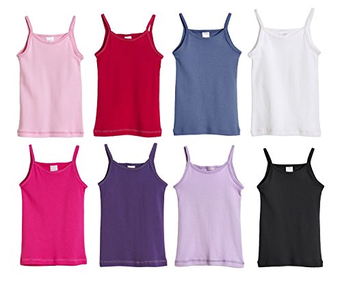 City Threads Girls' Cotton Camisole Cami Tank Tee