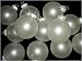 Club Pack of 36 Matte Winter Frost Clear Glass Ball Christmas Ornaments 2.75