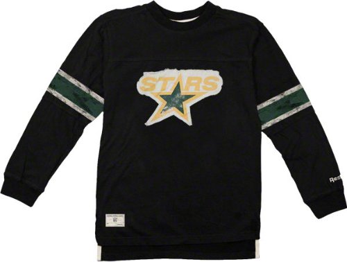 Dallas Stars Youth Vintage Jersey Long Sleeve Crewneck T-Shirt