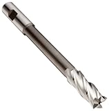 Niagara Cutter SLR600 High-Speed Steel End Mill, Heavy-Duty, Extra Long Reach, Uncoated (Bright), 4 Flutes, Square End, 2