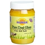 Nanak Pure Desi Ghee Clarified Butter 14 Ounce Jar Pack of 3 by Nanak