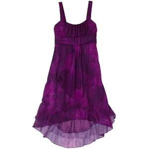 Ruby Rox Girls 7-16 Tie-Dye Drape Front Dress