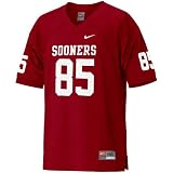 Nike Oklahoma Sooners #85 Tackle Twill Football Jersey-Crimson