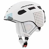 ALPINA Snowboardhelm Nuts 2.0, weiss-deko matt, 58-61 cm, A9053-311